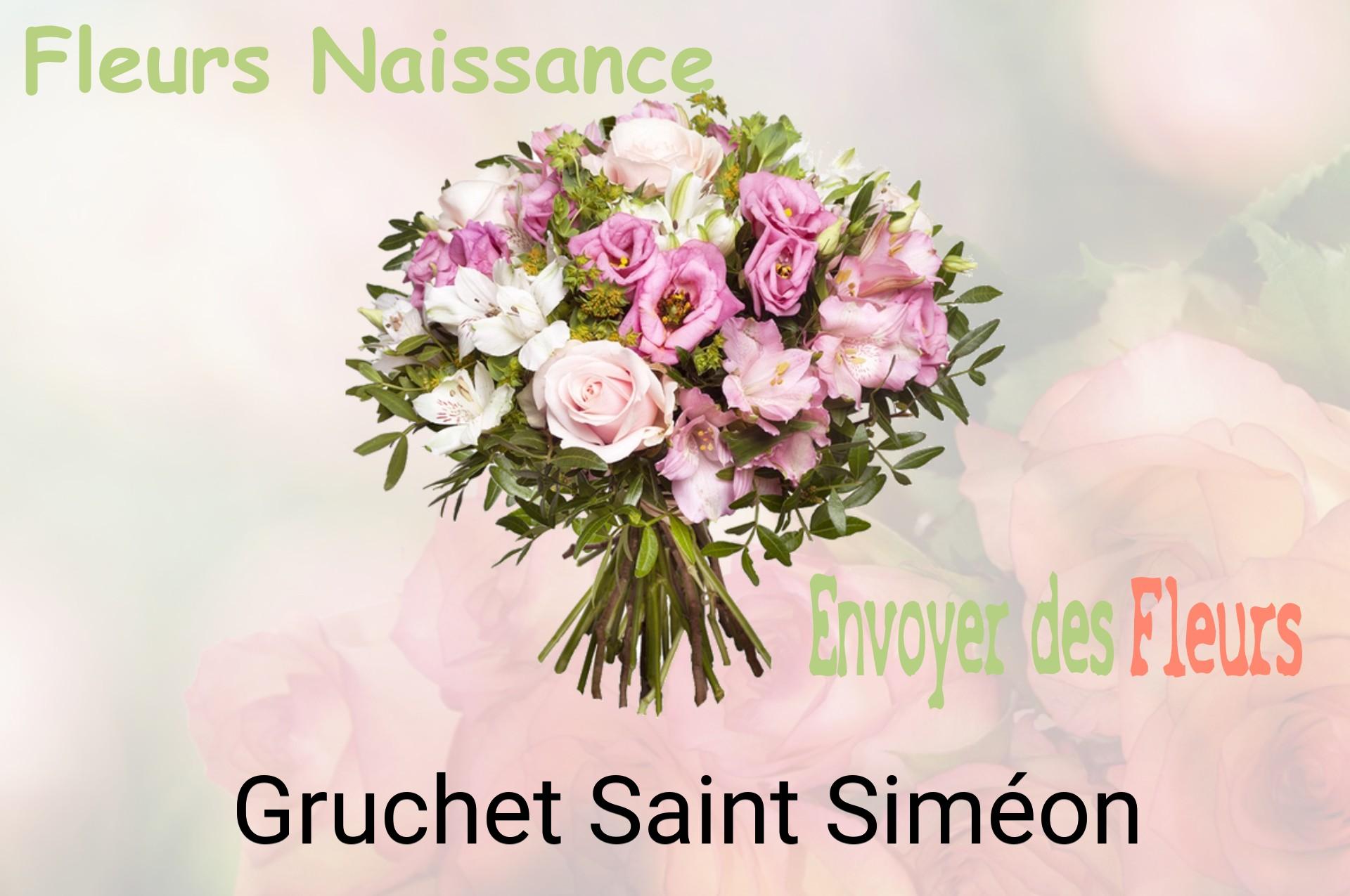 Bouquet de fleurs de naissance livré à Gruchet-Saint-Siméon