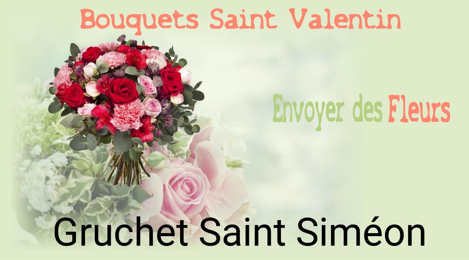 Roses de Saint-Valentin livrées à Gruchet-Saint-Siméon